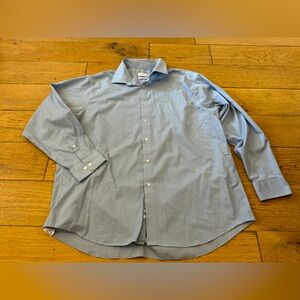 Calvin Klein Regular Fit Performance Non Iron Men’s Button Down Shirt Sz  17 1/2